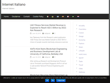 Tablet Screenshot of internetitaliano.com